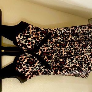 Sexy Leopard Dress with Strappy back